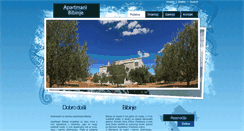 Desktop Screenshot of apartmentsbibinje.com